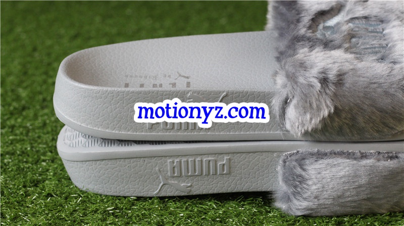 Puma Leadcat Fenty Fur Slide Grey